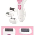  Ayak Törpü Başlıklı Epilatör Aleti 4 Başlıklı Taşınabilir Şarjlı Epilasyon Cihazı