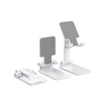 BUĞZ Ayarlanabilir Ergonomik Katlanabilir Masaüstü Telefon Tutucu Beyaz - BUĞZ