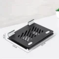  Ayarlanabilir Metal Dizüstü Destek Tabanı Katlanabilir Taşınabilir Laptop Sehpası Standı