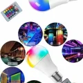  Ayarlanabilir Parlaklık RGB Led Ampul Beyaz Lamba Ve Renkli Ampul