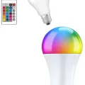 BUĞZ Ayarlanabilir Parlaklık RGB Led Ampul Beyaz Lamba Ve Renkli Ampul - BUĞZ