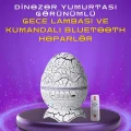 BUĞZ Ayarlanabilir Parlaklık ve Sis Efektli Atmosfer Lambası - BUĞZ