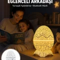 BUĞZ Ayarlanabilir Parlaklık ve Sis Efektli Atmosfer Lambası Yeni Nesil
