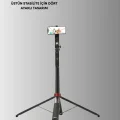 BUĞZ Ayarlanabilir Telefon Tripodu Selfie Stick Çok Açılı Çekim - BUĞZ
