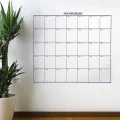  Aylık Planlayıcı Manyetik Duvar Stickerı Takvim Plan Çizelgesi - Ürün Boyutları: 110 cm x 100 cm