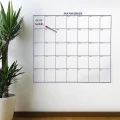  Aylık Planlayıcı Manyetik Duvar Stickerı Takvim Plan Çizelgesi - Ürün Boyutları: 110 cm x 100 cm