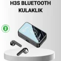 BUĞZ Ayna Ekranlı Bluetooth 5.1 Kablosuz Kulaklık – 3500 mAh Şarj Kutusu, Suya Dayanıklı