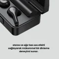  Ayna Tasarımlı Şarj Kutulu Bluetooth 5.1 Kulaklık