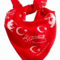 BUĞZ Ayyıldız Desenli Bandana 50*50