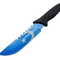 BUĞZ Ayyıldız Mf033bl Mavi Av Bıçağı 31cm - Testere Detaylı Bıçak, Kılıflı, Plastik Sap