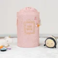  Baby Kullanımı Kolay Desenli Taşınabilir Torbalı Yuvarlak Sepet(pembe) Çamaşır Sepeti 04270