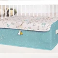 BUĞZ Baby Püsküllü Kapaklı Kutu Düzenleyici Çok Amaçlı Organizer Kutu Baza Boy (yeşil) -04249