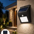 BUĞZ Bahçe Aydınlatması Güneş Enerjili Led Işık Lamba Sensörlü Dekoratif Yeni Nesil