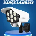 BUĞZ Bahçe Aydınlatması Hareket Sensörlü Led Aydınlatma Kamera Görünümlü