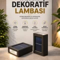 BUĞZ Bahçe Aydınlatması Solar Güneş Enerjili Dekoratik Led Işıklı Lamba