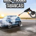 BUĞZ Bahçe ve Araba Yıkama Tabancası Su Basınçlı Hazneli Bataryalı Oto Yıkama