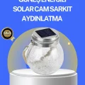 BUĞZ Bahçe ve Teras İçin Solar Cam Sarkıt LED Aydınlatma