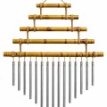 BUĞZ Bambu Metal Çubuklu Rüzgar Çanı No:1022
