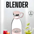  Bardak Blender Smoothie Meyve Sıkacağı Şarjlı Cam Taşınabilir