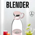  Bardak Blender Smoothie Meyve Sıkacağı Şarjlı Cam Taşınabilir