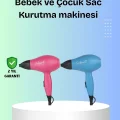BUĞZ Bebek Dostu Mini Fön – Statik Elektrik Azaltıcı Anion Teknolojisi