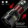 BUĞZ Bedotech Bd-3 60w Tg Led Alüminyum Alaşımlı Zoomlu Type-c Renkli Pil Göstergeli Şarjlı El Feneri