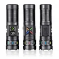 BUĞZ Bedotech Bd-5 30w Tg Led Alüminyum Alaşımlı Zoomlu Type-c Dijital Göstergeli Şarjlı El Feneri