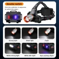 BUĞZ Bedotech Bd-8 13w Tg + Smd Led Alüminyum Alaşımlı Zoomlu Type-c Şarjlı Kafa Feneri