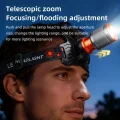 BUĞZ Bedotech Bd-8 13w Tg + Smd Led Alüminyum Alaşımlı Zoomlu Type-c Şarjlı Kafa Feneri