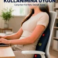 BUĞZ Bel Destek Minderi Isıtmalı Masaj Özellikli Günlük Kullanım