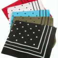 BUĞZ Benekli Desenli Keten Bandana 50*50