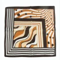 BUĞZ Benekli Desenli Zr Şifon Fular 50*50 cm