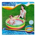 BUĞZ Bestway 3 Halka Renkli Yuvarlak Havuz