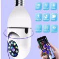 BUĞZ Beyaz 360 derece dönebilen gece görüşlü kablosuz wifi IP kamera HD kayıt SD kart destekli