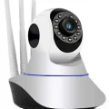 BUĞZ Beyaz 360° wifi ip güvenlik kamera gece görüşlü sensörlü SD kart destekli HD kayıt H.264