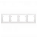  Beyaz 4 Lü Çerçeve - Priz ve Anahtar İçin Uyumlu Çerçeve