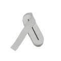 BUĞZ Beyaz - 4cm Paça Lastik Yassı Geniş 10mt Bx40
