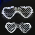 BUĞZ Beyaz LED Işıklı Kalp Gözlük – 3 Modlu
