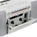 BUĞZ Beyaz nostaljik radyo Bluetooth bağlantılı FM radyo USB MP3 çalar kaset çalar 2 yıl garantili