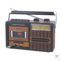 BUĞZ Beyaz nostaljik radyo kaset çalar USB SD FM radyolu 2 yıl garantili Bluetooth yok