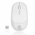 BUĞZ Beyaz Renkli Ergonomik Sessiz Kablosuz Mouse – USB Alıcılı, Ofis ve Oyun İçin Konforlu Bilgisayar Faresi MS6310