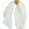 BUĞZ Beyaz Şifon Fular 50 cm