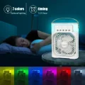BUĞZ Beyaz taşınabilir LED gece lambalı masa üstü buz sulu buhar hava soğutucu fan vantilatör