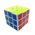  Beyaz Zemin Üzeri Renkli Zeka Küpü 3X3X3-6,8 cm 