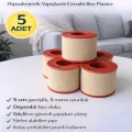 BUĞZ Bez Flaster 5 cm x 5 m Medikal Sabitleme Bandı Hipoalerjenik Yapışkanlı Cerrahi Bez Flaster 5 ADET