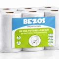 BUĞZ Bezos Professional Fotoselli Havlu 6 Rulo – 2 Katlı %100 Selüloz 21 cm Endüstriyel Kağıt Havlu