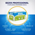 BUĞZ Bezos Professional Z Katlamalı Dispenser Havlu 2 Katlı %100 Selüloz 20x22 cm 12’li Koli
