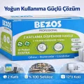 BUĞZ Bezos Professional Z Katlamalı Dispenser Havlu 2 Katlı %100 Selüloz 20x22 cm 12’li Koli