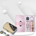 BUĞZ Bileklikli Amoled Ekran Akıllı Saat ve Dijital Göstergeli Kablosuz Bluetooth Kulaklık ANC/ ENC
