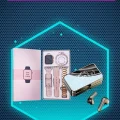 BUĞZ Bileklikli Amoled Ekran Akıllı Saat ve Dijital Göstergeli Kablosuz Bluetooth Kulaklık ANC/ ENC - BUĞZ